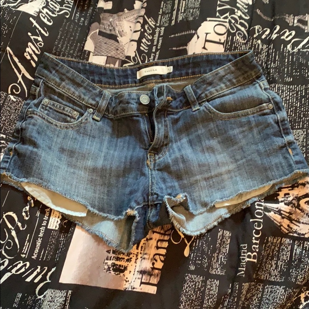 Talula size 26 jean shorts